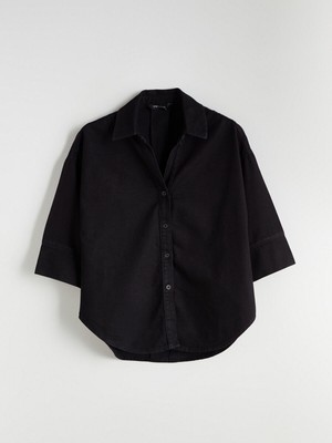 LC Waikiki Yeni Sezon Kadın Jean GÖMLEK_8684690652453