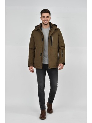 Dynamo Erkek Kapüşonlu Spor Mont 2 Parça Regular Fit 3361 BGL-ST04901