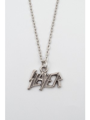IDR Slayer Gümüş Kaplama Düz Zincir Kolye