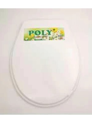 MiraLive Beyaz Yumuşak Klozet Kapak Büyük Puf (K95)