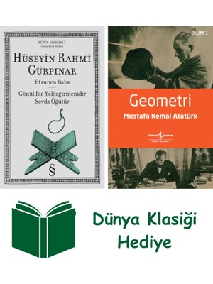 Everest Yayınları Efsuncu Baba - Gönül Bir Yeldeğirmenidir Sevda Öğüttür + Geometri + Dünya Klasiği Hediye