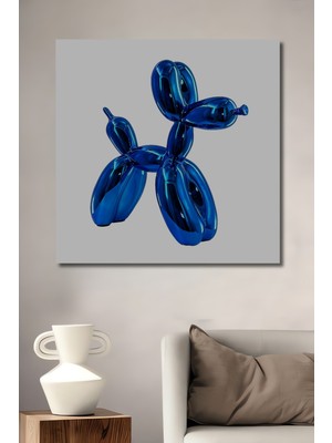 Teona Ahşap Balon Köpek Dekoratif Ahşap Mdf Ev/İşyeri Duvar Tablo Dikdörtgen Ev/İşyeri Duvar Tablo