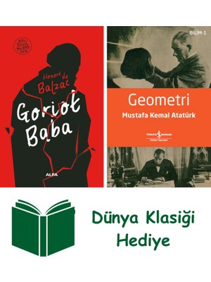 Alfa Yayınları Goriot Baba (Ciltli) + Geometri + Dünya Klasiği Hediye