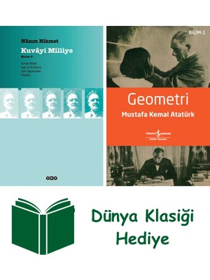 Yapı Kredi Yayınları Kuvayi Milliye - Şiirler 3 + Geometri + Dünya Klasiği Hediye