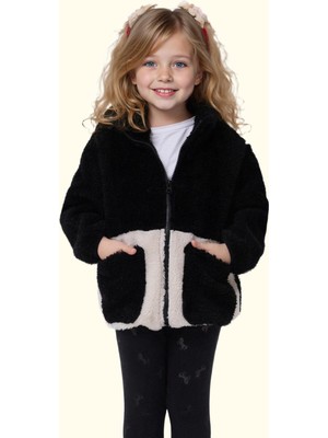 Freemen Kız Çocuk Peluş Fermuarlı Welsoft Kışlık Mont