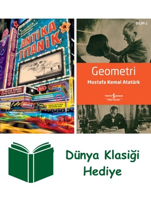 April Yayıncılık Antika Titanik + Geometri + Dünya Klasiği Hediye