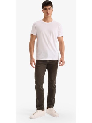 DeFacto Sergio Regular Fit Normal Bel Boru Paça Jean Pantolon