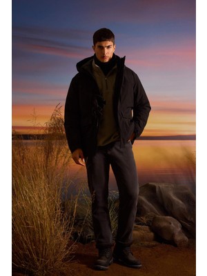 DeFacto Su İtici Kapüşonlu Mont E9248AX25WN