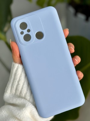 Go Aksesuar Redmi 12C Uyumlu Içi Kadife Lansman Esnek Silikon Kılıf