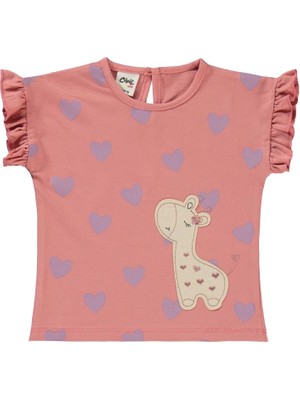 Civil Baby Zürafa Nakışlı 6-18 Ay Takım