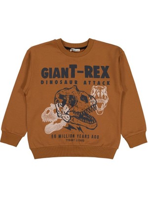 Civil Boys Giant Rex Baskılı 6-9 Yaş Sweatshirt