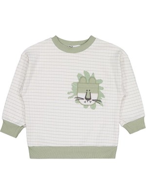 Civil Boys Aslan Nakışlı 2-5 Yaş Sweatshirt
