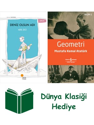 Günışığı Kitaplığı Deniz Olsun Adı + Geometri + Dünya Klasiği Hediye