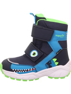 Superfit Lacivert - Yeşil Erkek Çocuk Kar Botu 1-009167-8030-2