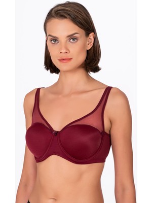 NEWBRA LINGERIE Kadın Toparlayıcı Sütyen | Bordo 704