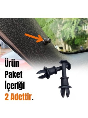 AR Oto Market Arka Bagaj Kapağı Pandizot Askı Pimi Skoda Octavia 2013-22 1M6867574A 2 Adet