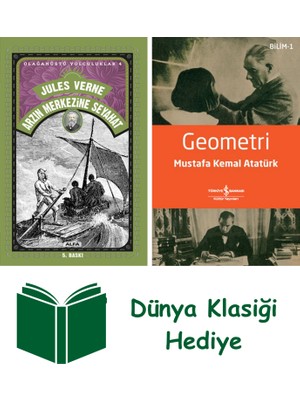 Alfa Yayınları Arzın Merkezine Seyahat + Geometri + Dünya Klasiği Hediye