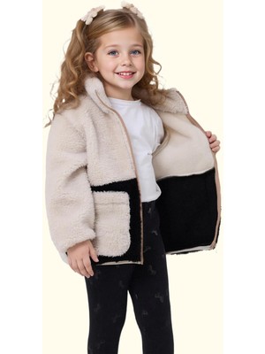 Freemen Kız Çocuk Peluş Fermuarlı Welsoft Kışlık Mont