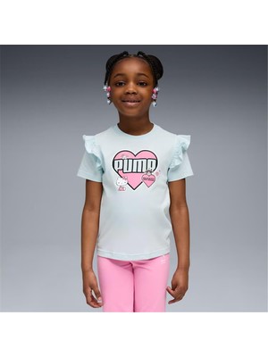 Puma 632386 47 Puma x Hk&fr Ruffle Tee Küçük Kız Çocuk T-Shirt