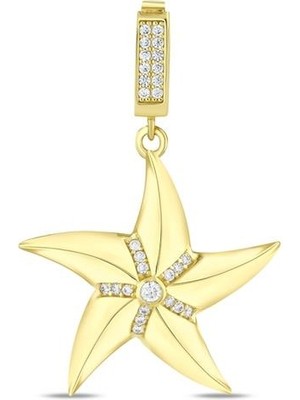 Assos Pırlanta Altın Yıldız Kolye Ucu - 14K