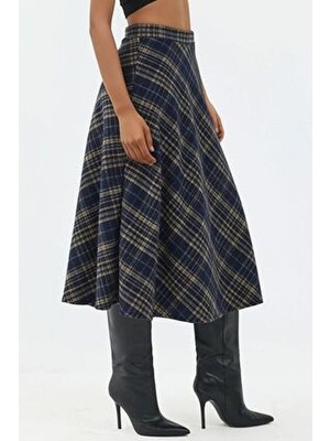 Hiccup A-Form Kalın Midi Etek