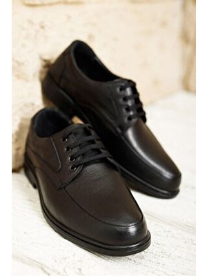 Bemsa Comfort Ortopedik 4 Mevsim Hakiki Deri 691 Bağcıklı Günlük Yürüyüş