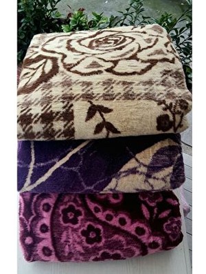 Tekstilci Kuyucak Peluş Battaniye Tek Kişilik 160X225 Çeşitli Renklerde Aktartekstil