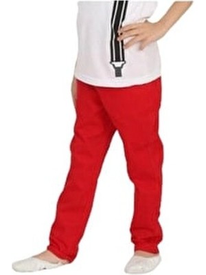 Dıgıl Kids Çocuk Unisex 23 Nisan Keten Pantolon 23 Nisan 29 Ekim Gösteri Pantolonu Gabardin