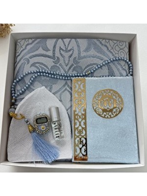 Life Styling Erkek Bohça Seti , Damat Bohçası Seti , Damat Seti , Seccade , Çeyizlik Seccade Seti