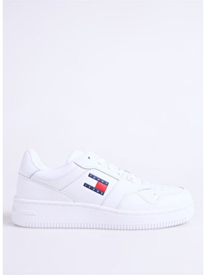 Tommy Hilfiger Beyaz Erkek Sneaker Tjm Retro Basket Ess