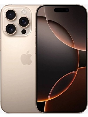Apple Yenilenmiş iPhone 16 Pro 256 GB Çöl Titanyum Cep Telefonu (12 Ay Garantili) A Kalite