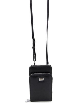 Silver Polo Silver & Polo Siyah - Siyah SP1011 Kadın Askılı Cüzdanlı Telefon Çantası
