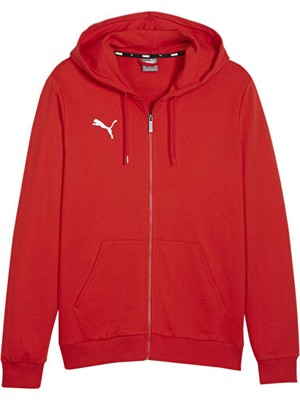 Puma Teamgoal Casuals Hooded Jacket Erkek Futbol Ceketi 65859501 Kırmızı