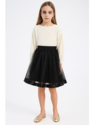 Esila Kids Kız Çocuk Etek Hayal Tül Etek Parti ve Özel Gün Giyim 4-14 Yaş