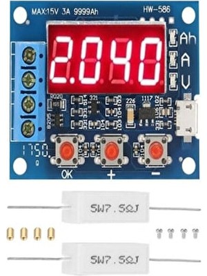Arduino ZB2L3 18650 Lityum Akü Pil Kapasite Test Cihazı 1.5-15V 3A