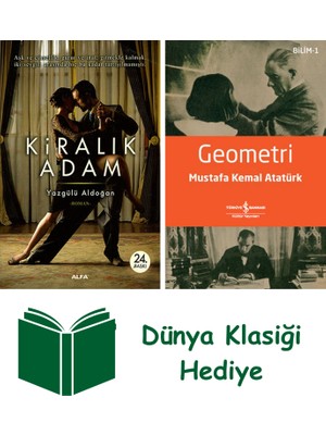 Alfa Yayınları Kiralık Adam + Geometri + Dünya Klasiği Hediye