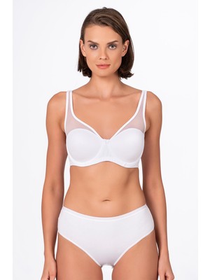 NEWBRA LINGERIE Kadın Toparlayıcı Sütyen | Beyaz 704