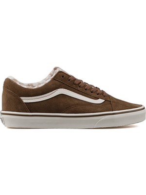 Vans Old Skool Erkek Günlük Ayakkabı VN000D9Y0E01 Kahverengi