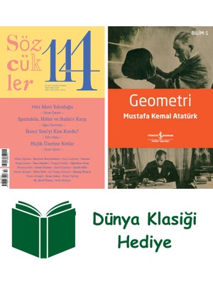 Sözcükler Dergisi Sayı - 114 Mart-Nisan 2025 + Geometri + Dünya Klasiği Hediye
