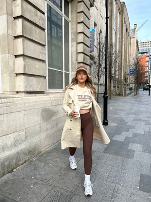 Fitilli Şardonlu Içi Polarlı Yüksek Bel Toparlayıcı Tayt