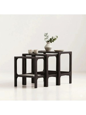 Woodesk Line Ahşap Zigon Sehpa 50X50 CPT4740-50