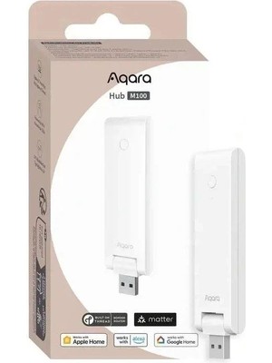 Aqara Kontrol Hub M100 HM-G02D Beyaz Renkli Akıllı Ev Sistemi Özellikli USB Hub