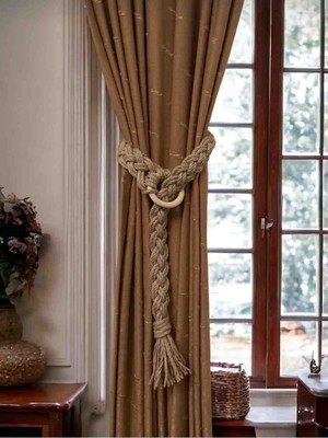 Home Decors By Özlem 2 Adet Fon Perde Aksesuarı Perde Bağlama Aparatı Perde Tutucu Perde Toplayıcı