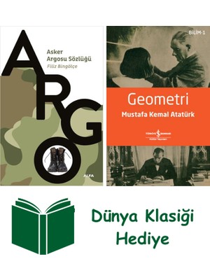 Alfa Yayınları Asker Argosu Sözlüğü + Geometri + Dünya Klasiği Hediye