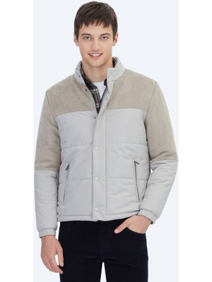 Kip Bej Regular Fit Micro Jel Elyaflı Spor Ceket