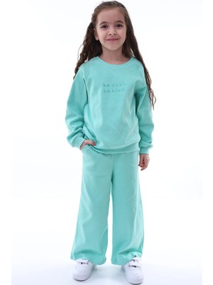 Kyex Kız Çocuk Alt Üst Kaşkorse Pamuklu Eşofman Takımı