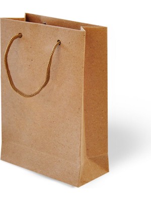 Alpjoy 17X24X7 Karton Çanta Naturel Kraft 24 Adet