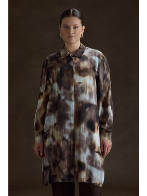 Aker Desenli Viscon Tunik