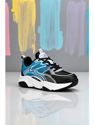 Dark Seer Kids Ds Storm Siyah Mavi Çocuk Sneaker