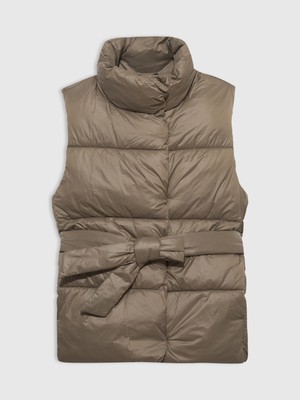 Gap Kadın Yeşil Puffer Şişme Relaxed Yelek